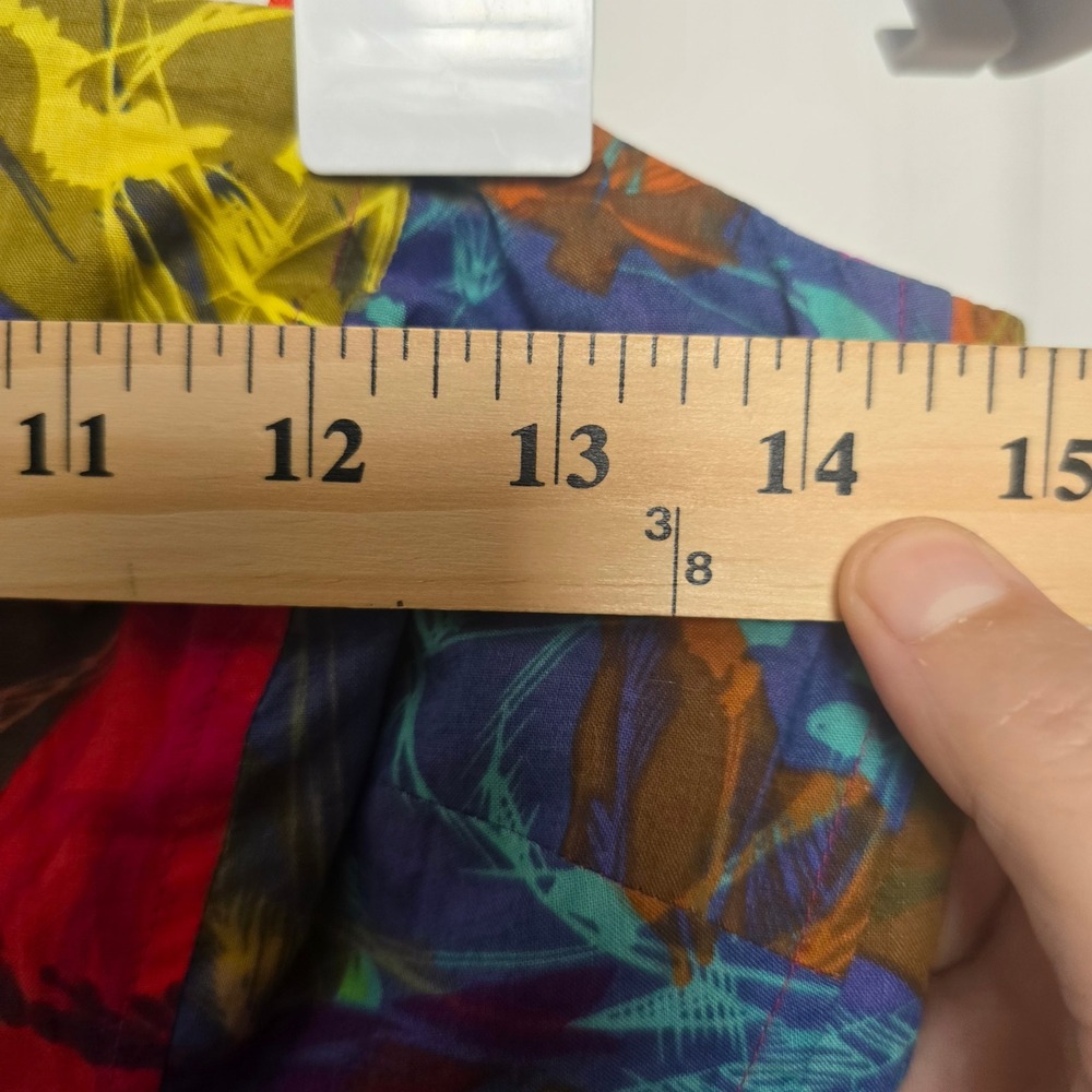 Moulinette Soeurs Strapless Abstract Print Cotton Midi Dress Button Front Size 2 - Picture 5 of 11